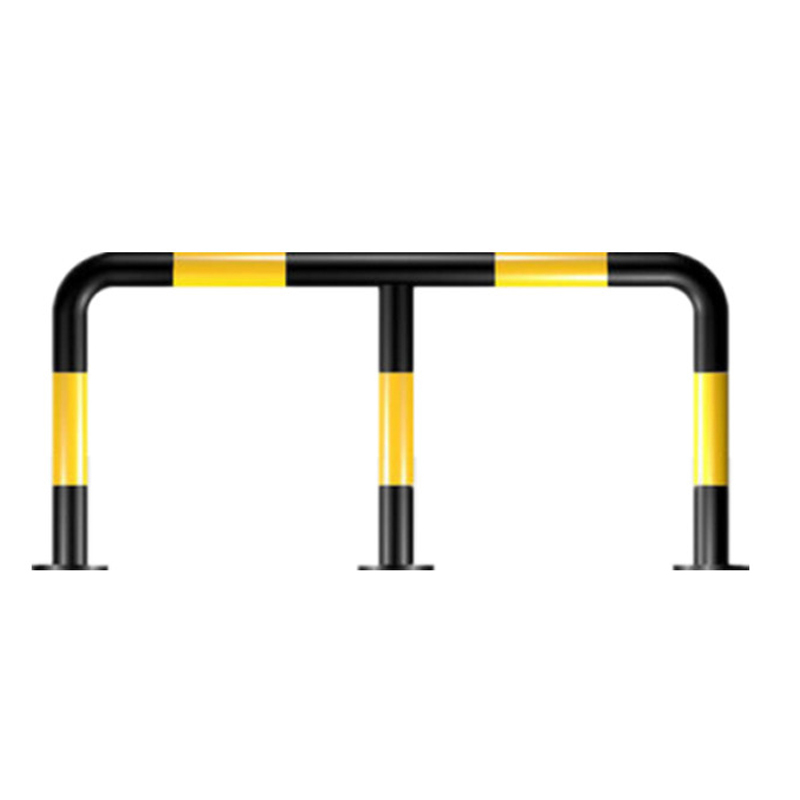 锦安行 JCH-DCQ14 M型钢管防撞护栏 单栏1300×φ76×600mm 管径2.0mm （单位：个）  黄黑色