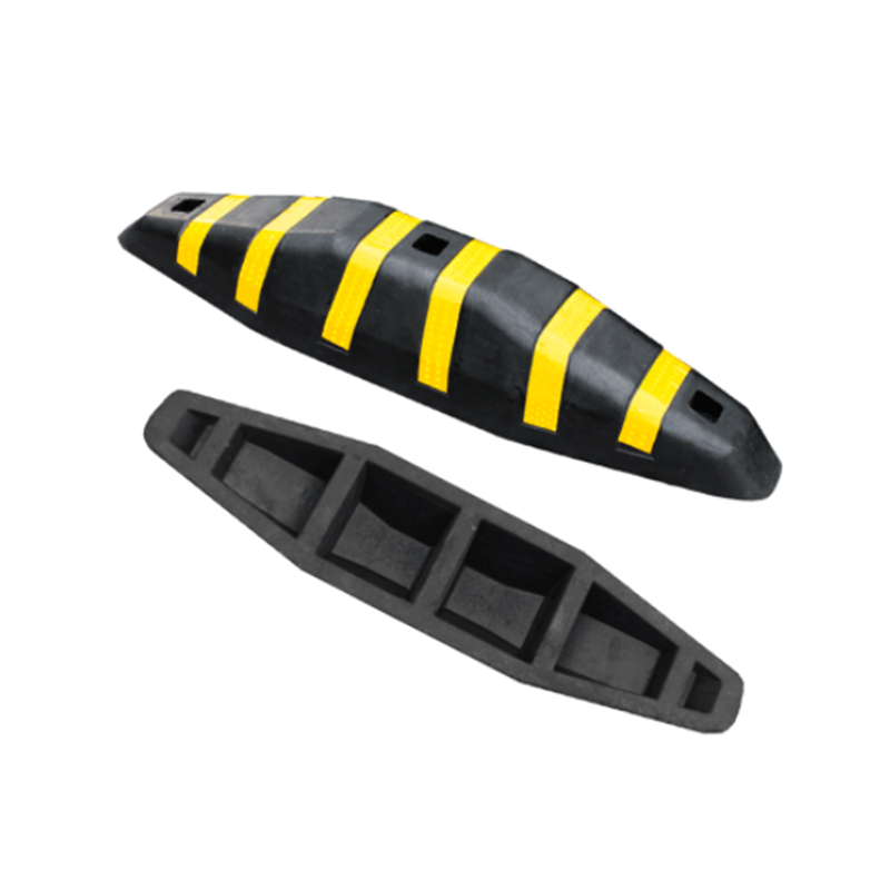 锦安行 JCH-FZK30 橡胶防撞块 80&times;18&times;13cm （单位：个）  黄黑相间色