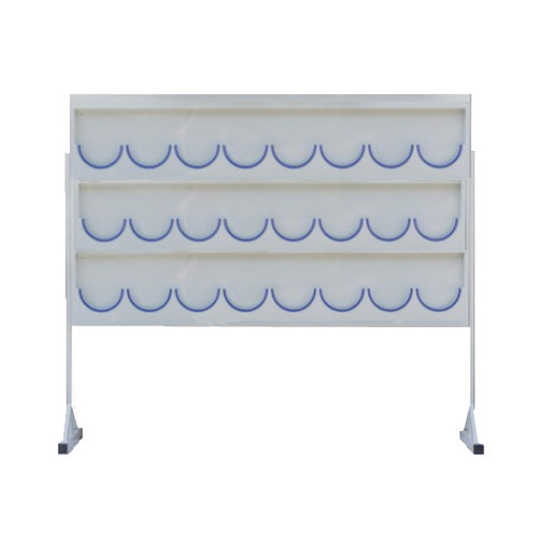 锦安行 JCH-AMJ-024Z 落地式镀锌钢板安全帽架 3层24格 （单位：个）  白色