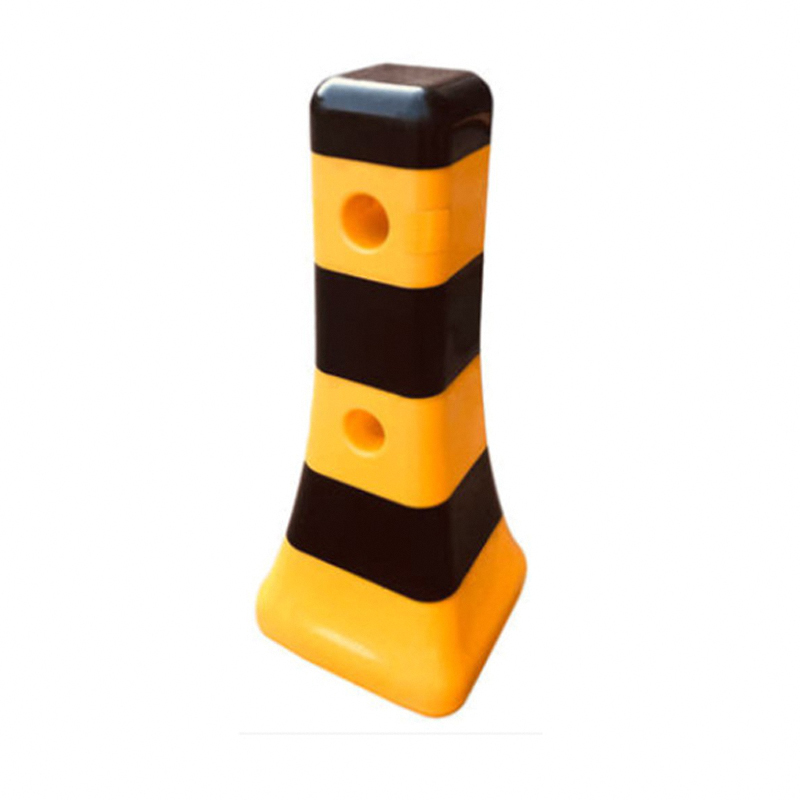 锦安行 JCH-LZ18 塑料隔离墩 800&times;350&times;350mm （单位：个）  黄黑色