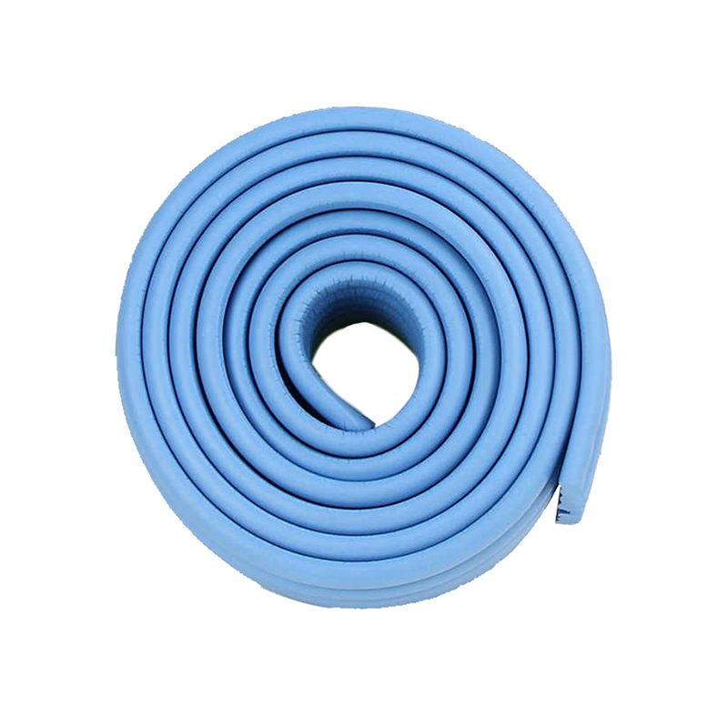 锦安行 JCH-FZT-W07 W型防撞条 80MM宽*8MM厚*2M长 配4米长双面胶 （单位：卷）  蓝色