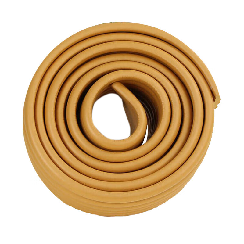 锦安行 JCH-FZT-W10 W型防撞条 80MM宽*8MM厚*2M长 配4米长双面胶 （单位：卷）  木色