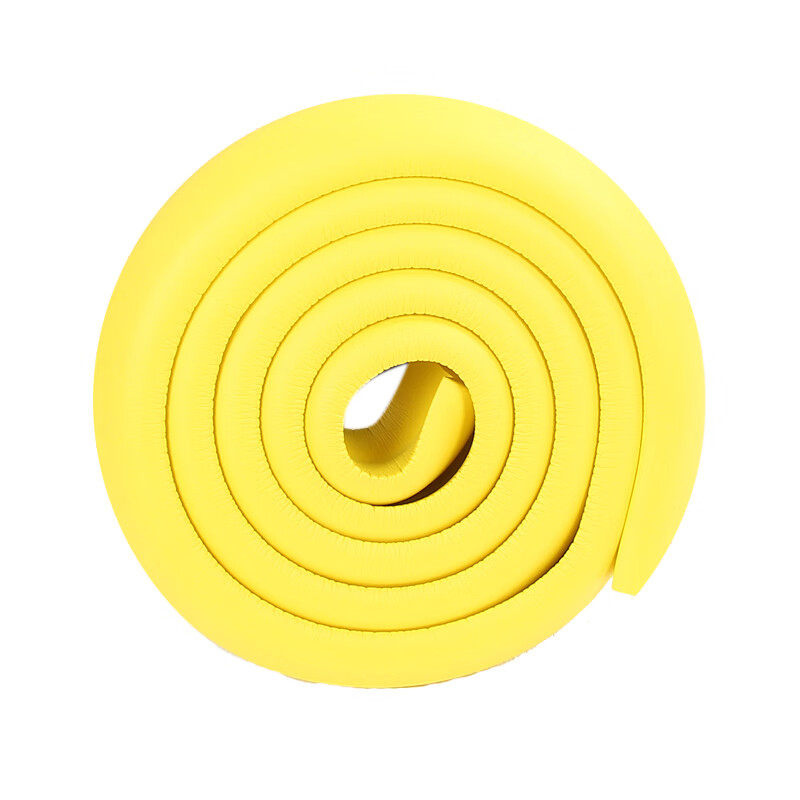 锦安行 JCH-FZT-L01 L型防撞条 35MM宽*12MM厚*2M长 配4米长双面胶 （单位：卷）  黄色