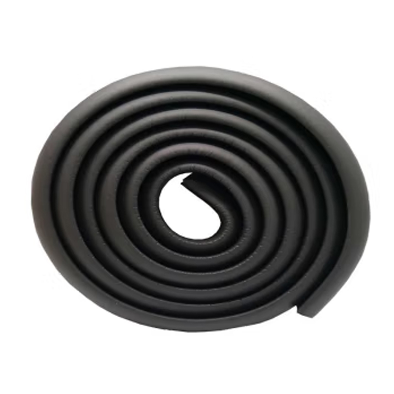 锦安行 JCH-FZT-D04 D型防撞条 35MM宽*12MM厚*2M长 配2米长双面胶 （单位：卷）  黑色