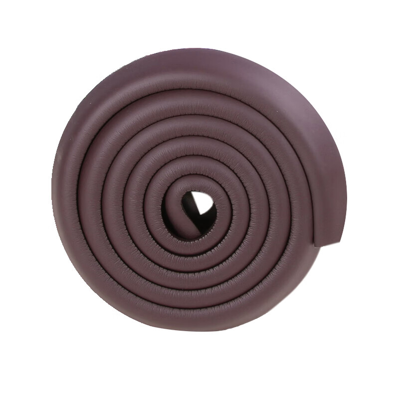 锦安行 JCH-FZT-L06 L型防撞条 35MM宽*12MM厚*2长 配4米长双面胶 （单位：卷）  棕色