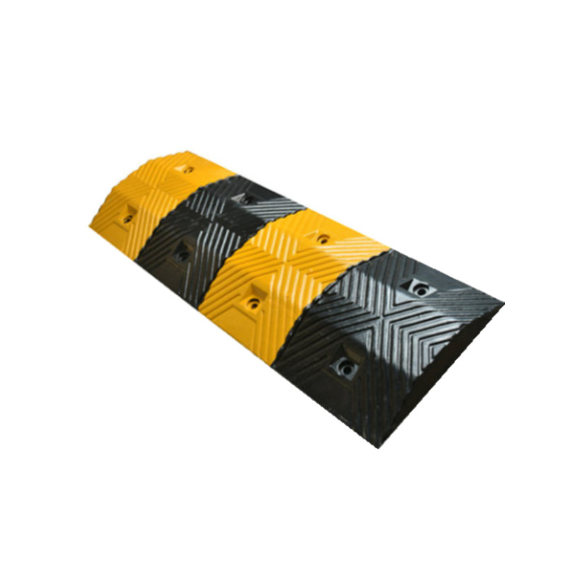 锦安行 JCH-JSD04 橡胶减速带 厚梯形 1000×350×49mm （单位：个）  黄黑相间色