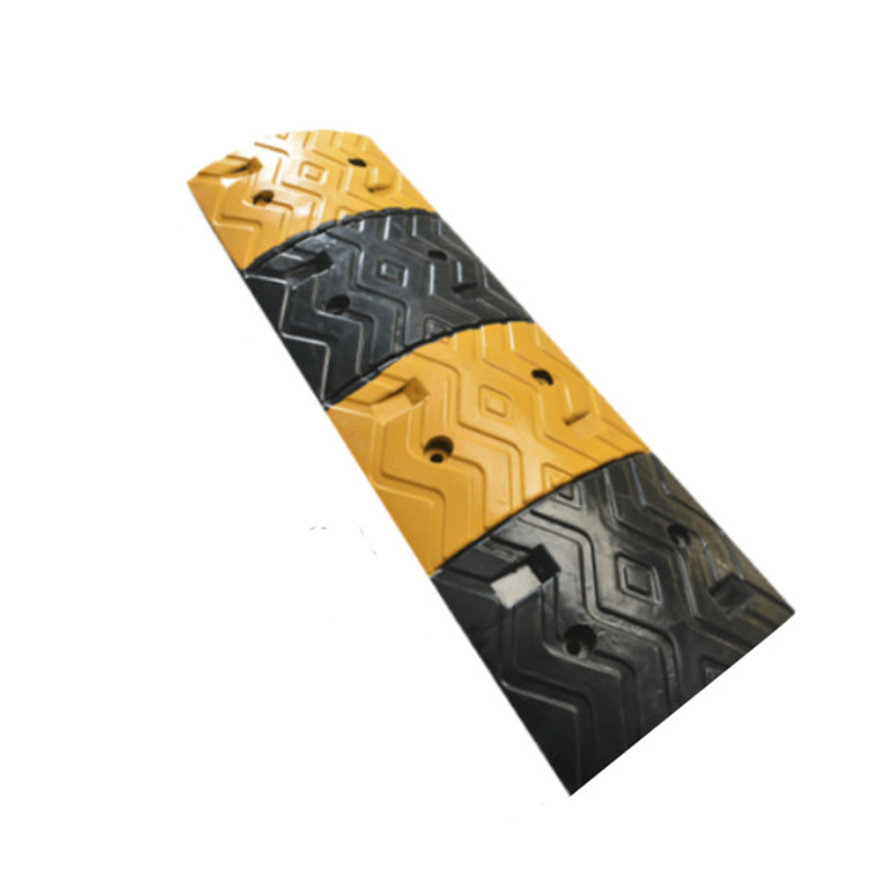 锦安行 JCH-JSD10 橡胶减速带 厚波浪 1000×320×50mm （单位：个）  黄黑相间色