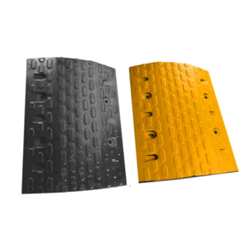 锦安行 JCH-JSD25 橡胶减速带 大波点 500×400×50mm （单位：个）  黄黑相间色