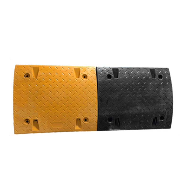 锦安行 JCH-JSD28 橡胶减速带 米粒款 500×430×50mm （单位：个）  黄黑相间色