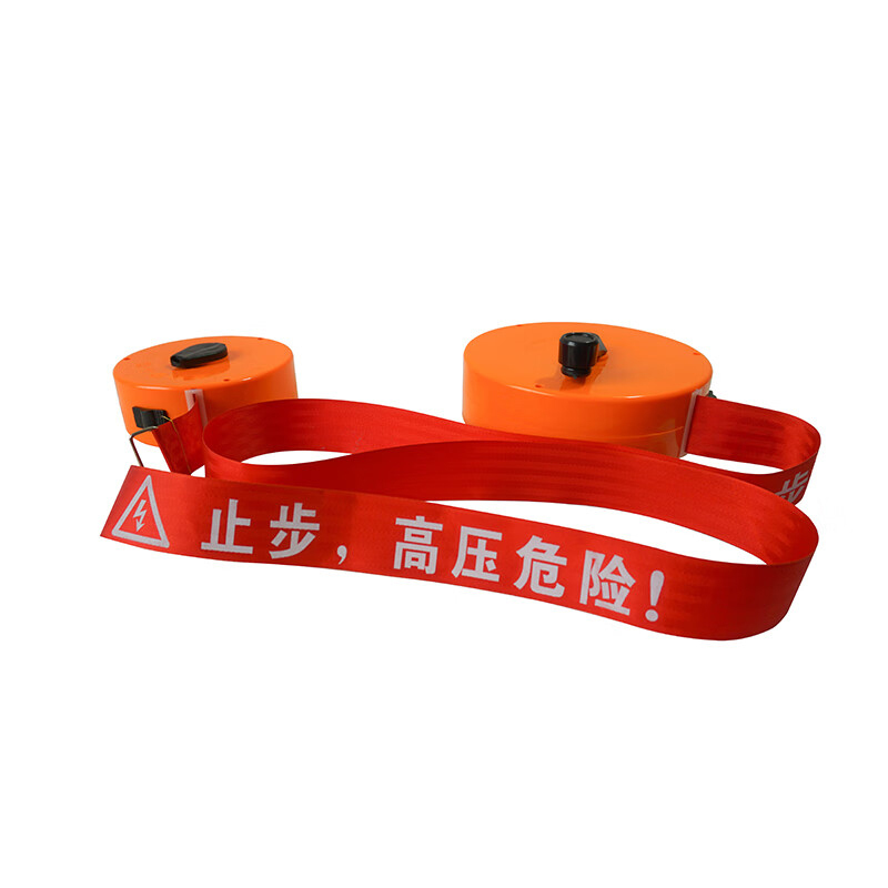 锦安行 JCH-JJX2 盒式警戒线 止步高压危险 50mm*50m （单位：卷）  红色