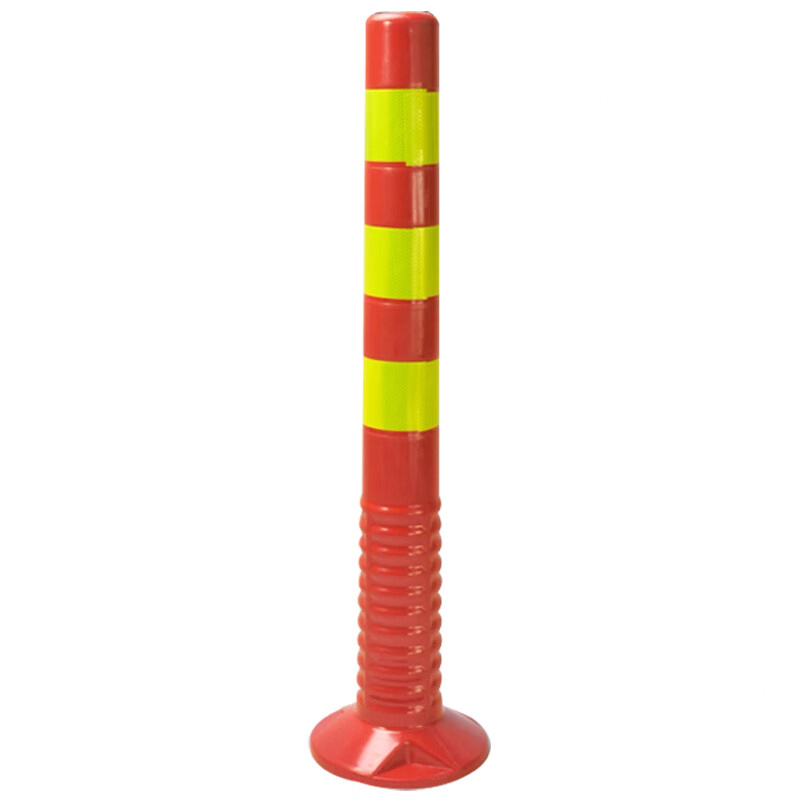 锦安行 JCH-P75-1 塑料警示柱 高750mm 底195mm （单位：个）  红黄色