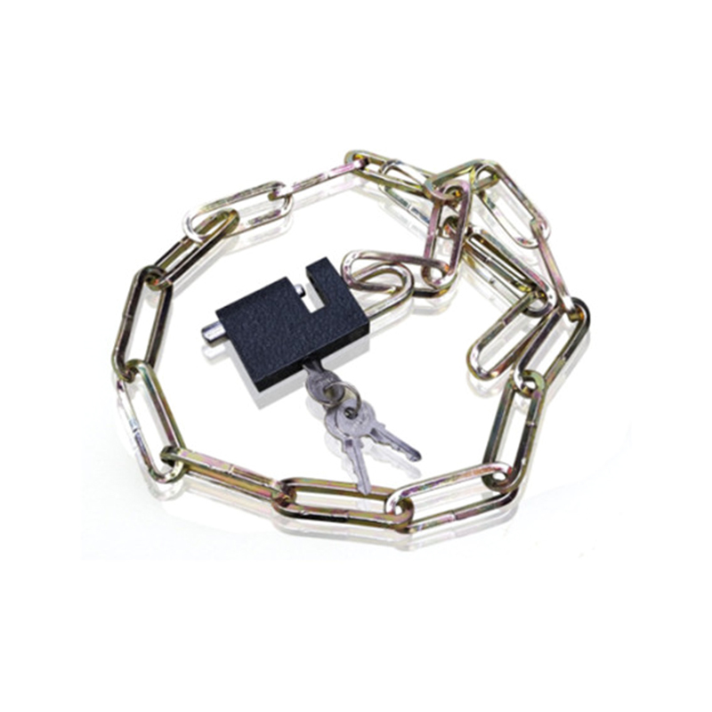 锦安行 JCH-LTS3 方头链条锁 1.5#方链 &phi;5mm&times;1.2m （单位：个）  银色