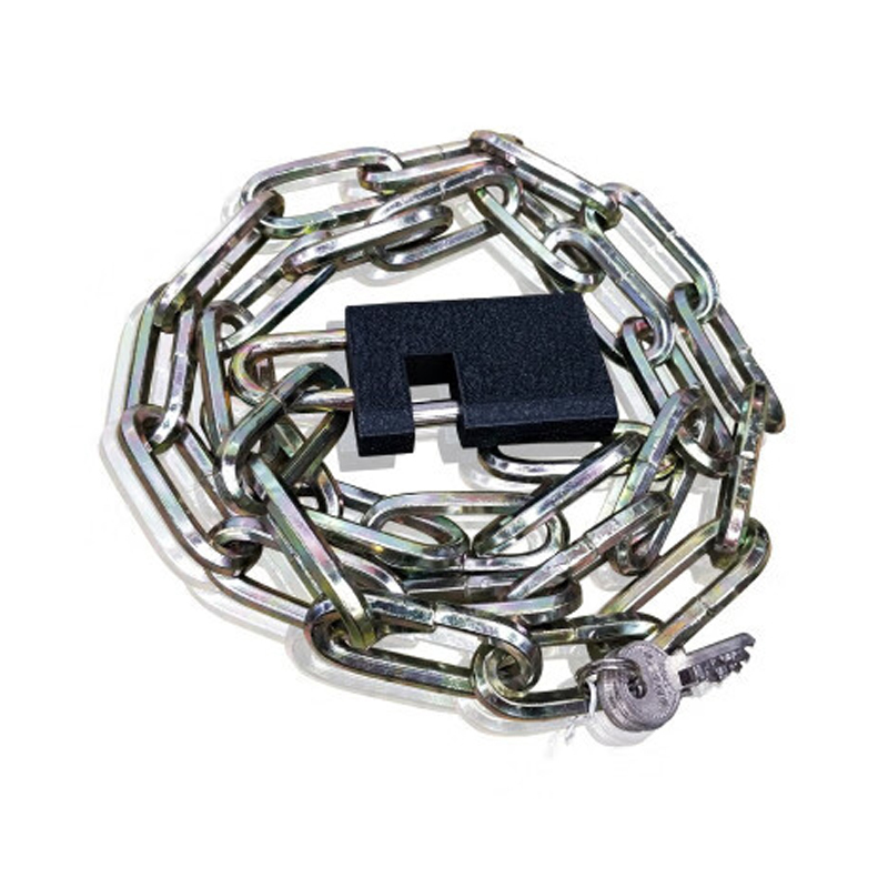 锦安行 JCH-LTS4 六角链条锁 &phi;7mm&times;85cm （单位：个）  银色