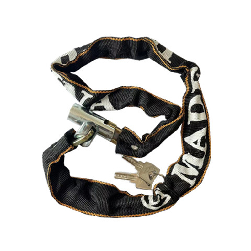 锦安行 JCH-LTS12 布链锁 9×1.2布链锁 φ6mm×115cm 锁体宽26mm （单位：个）  黑色