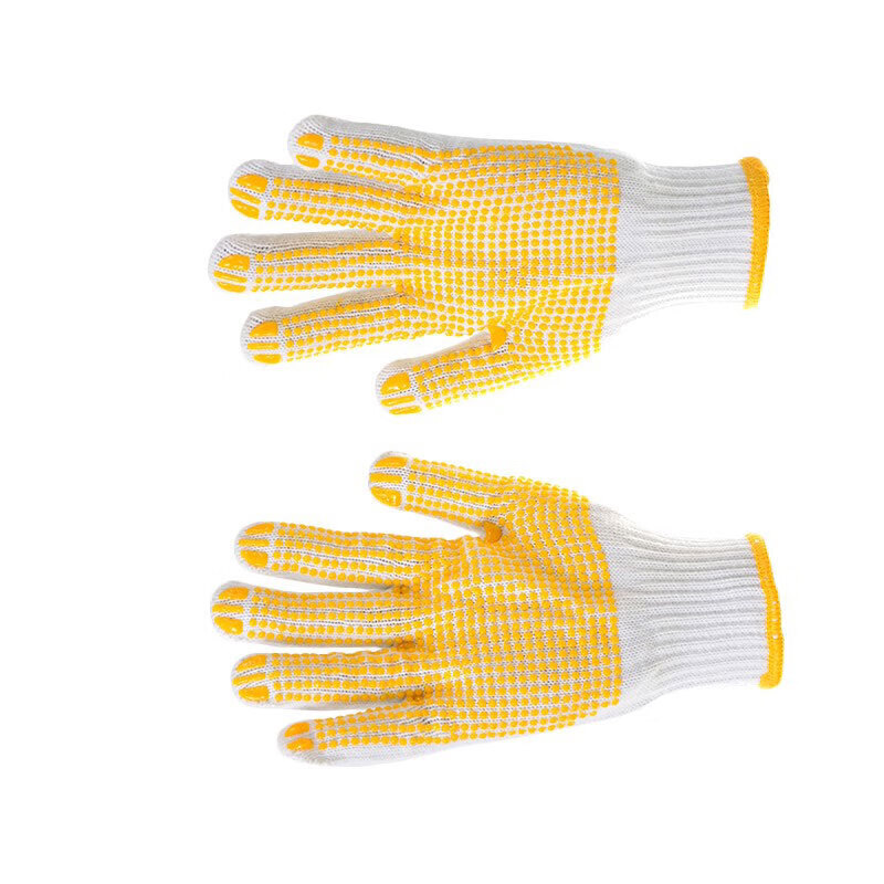 好员工 HYG-C-10 劳保手套 点珠 均码 10针 （单位：副）  