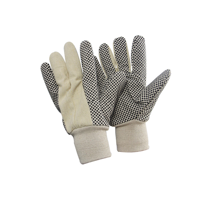 朗固 5001-5082 劳保手套 帆布+PVC点胶  （单位：副）  