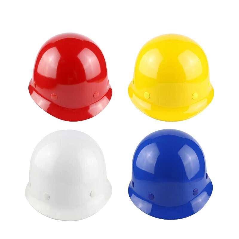 添盾 TD-HT01 圆盔式玻璃钢安全帽  （单位：个）  黄色