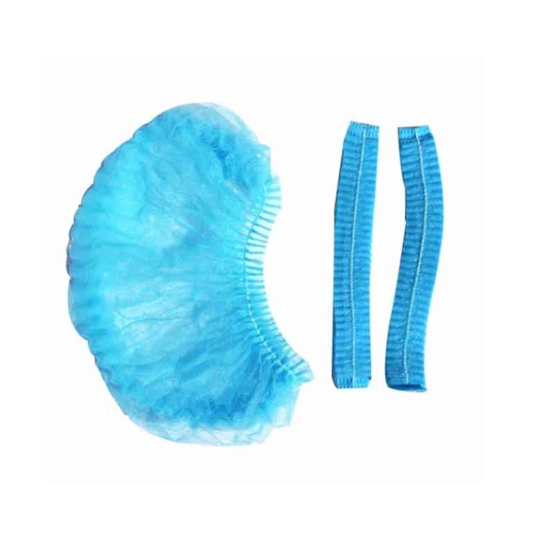 谋福 71 双筋条形帽 一次性头套帽子 100只装 （单位：个）  蓝色