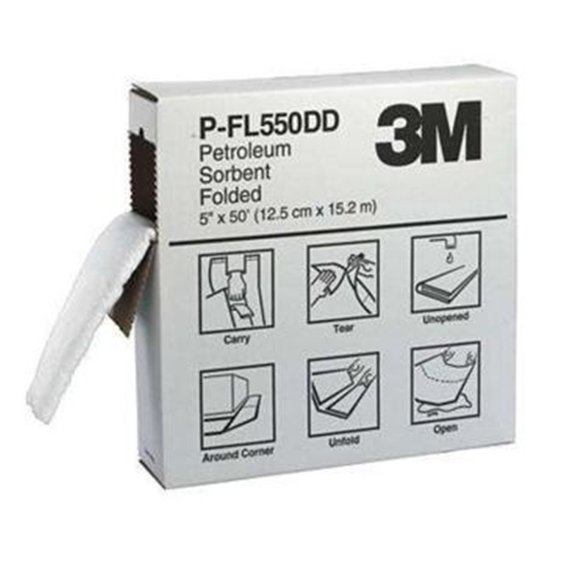 3M 折叠式 折叠式吸油棉 12.5×1520cm 3盒/箱 （单位：箱）  