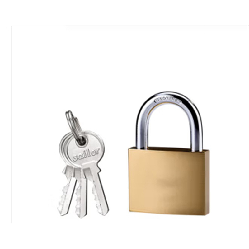 三环 同花 仿铜短梁挂锁 锁体宽63mm 5把/包 （单位：包）  