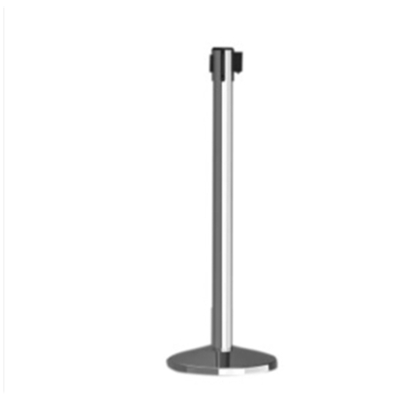 锦安行 2米 不锈钢伸缩带隔离柱 2m工行灰伸缩隔离带(含拉头) （单位：个）  