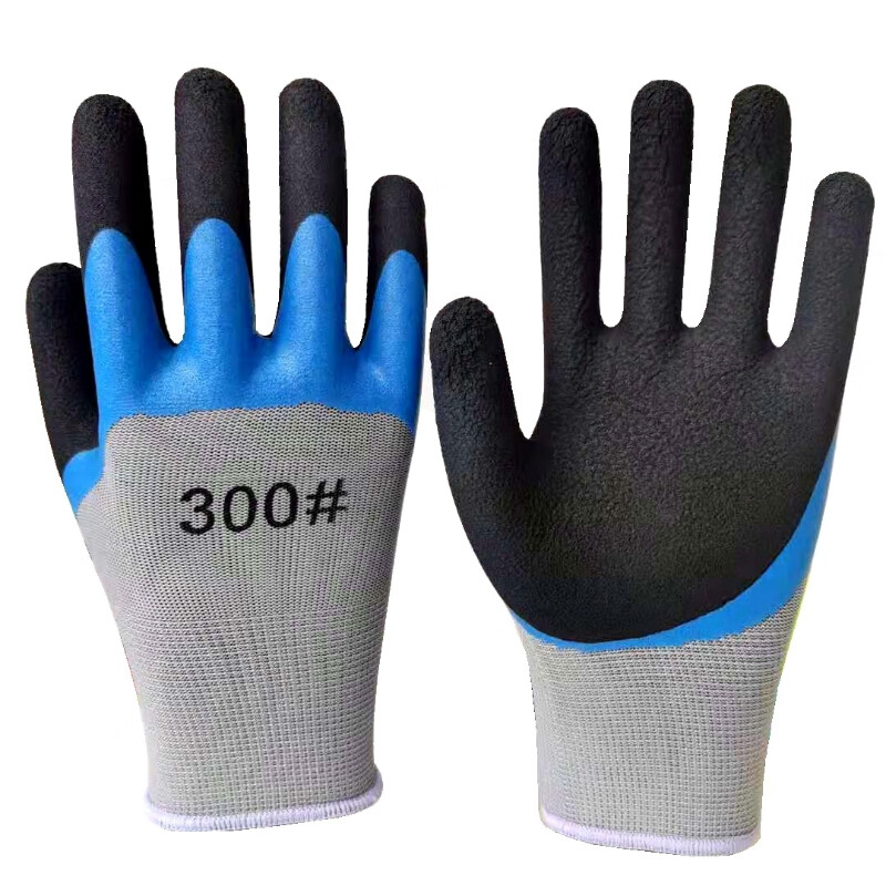 添盾 TD-GL5309 半胶橡胶发泡手套 13针 尼龙乳胶浸胶 12双/包 （单位：包）  