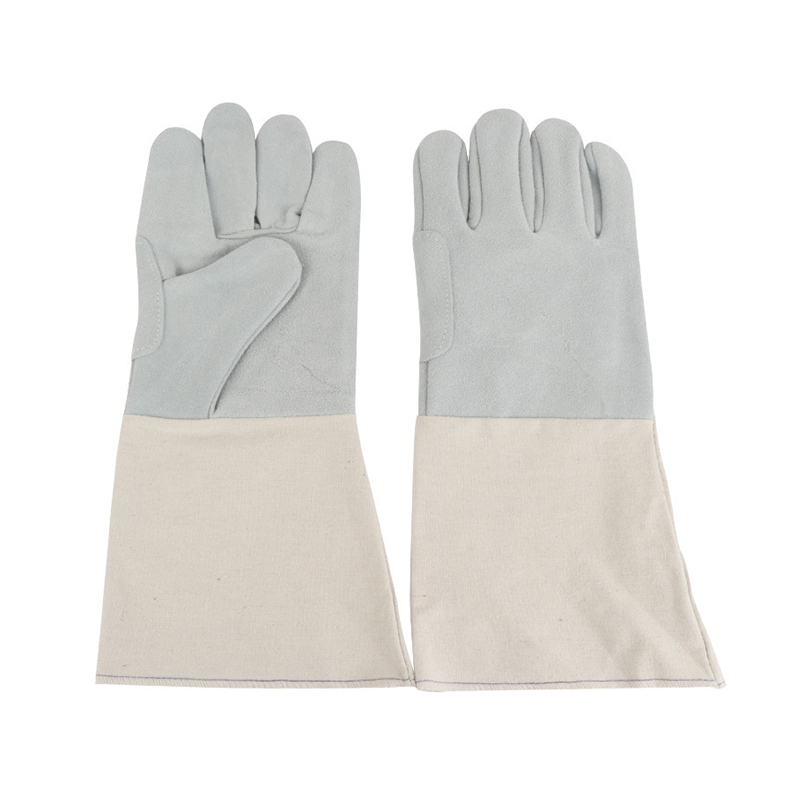 添盾 TD-GL514 电焊手套 牛皮帆布 12双/包 （单位：包）  