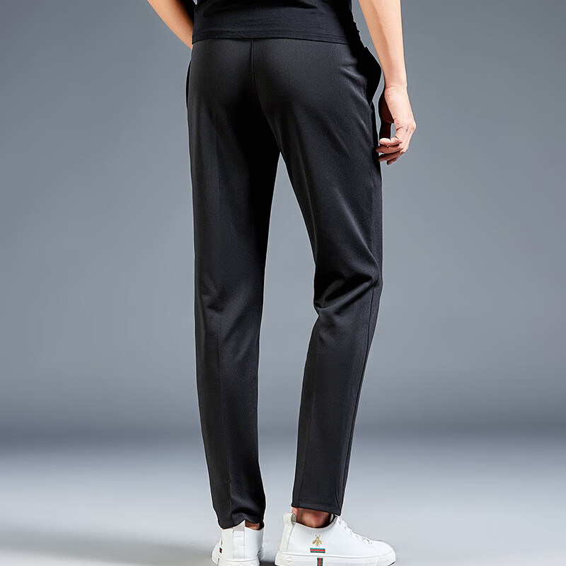 谋福 小脚 厨师工作裤 2XL （单位：条）  黑色