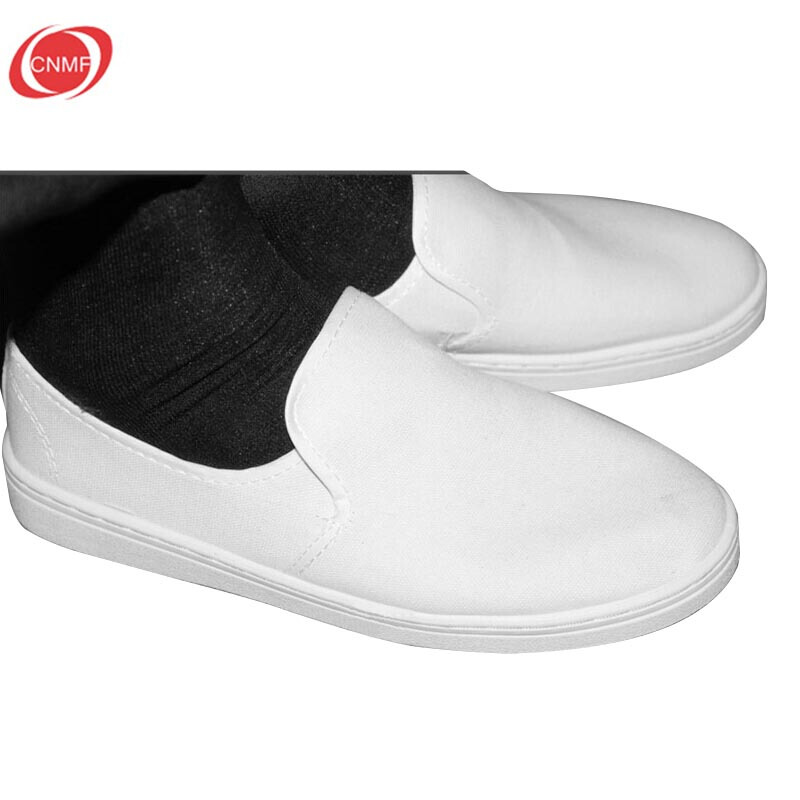 谋福 PVC 防静电帆布鞋 35码 （单位：双）  白色
