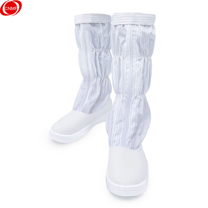 谋福 182 PVC长筒工作靴 条纹 38码 （单位：双）  