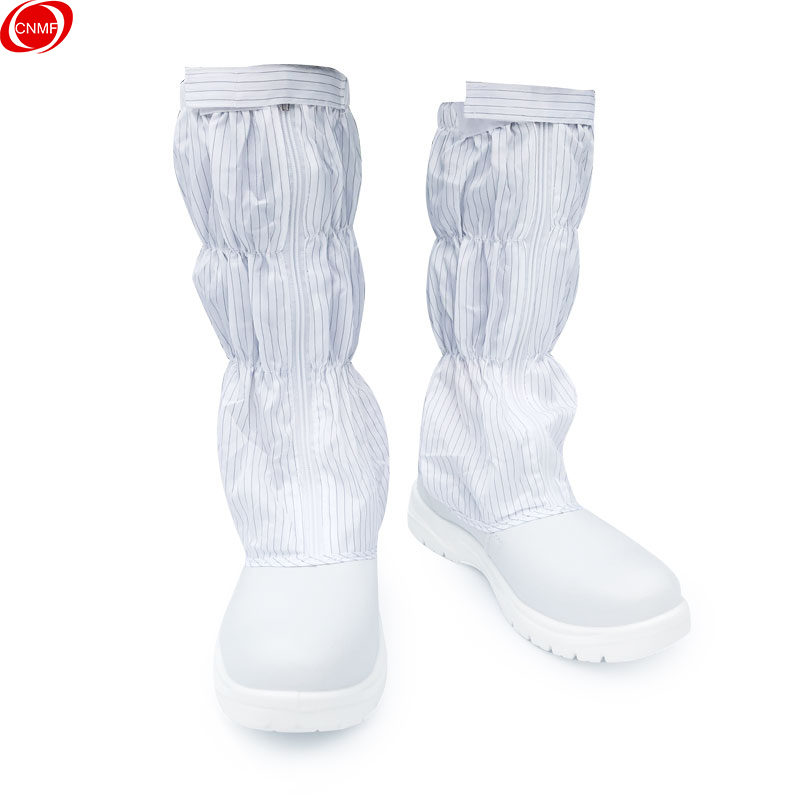 谋福 172 防静电钢包头长筒鞋 40码 （单位：双）  白色