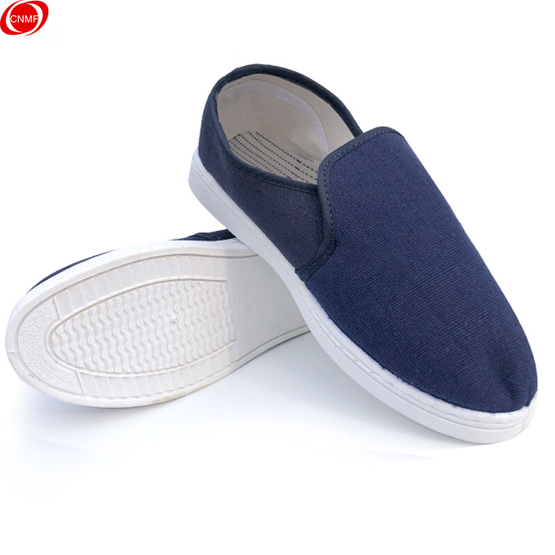 谋福 165 PVC帆布鞋 43码 （单位：双）  蓝色