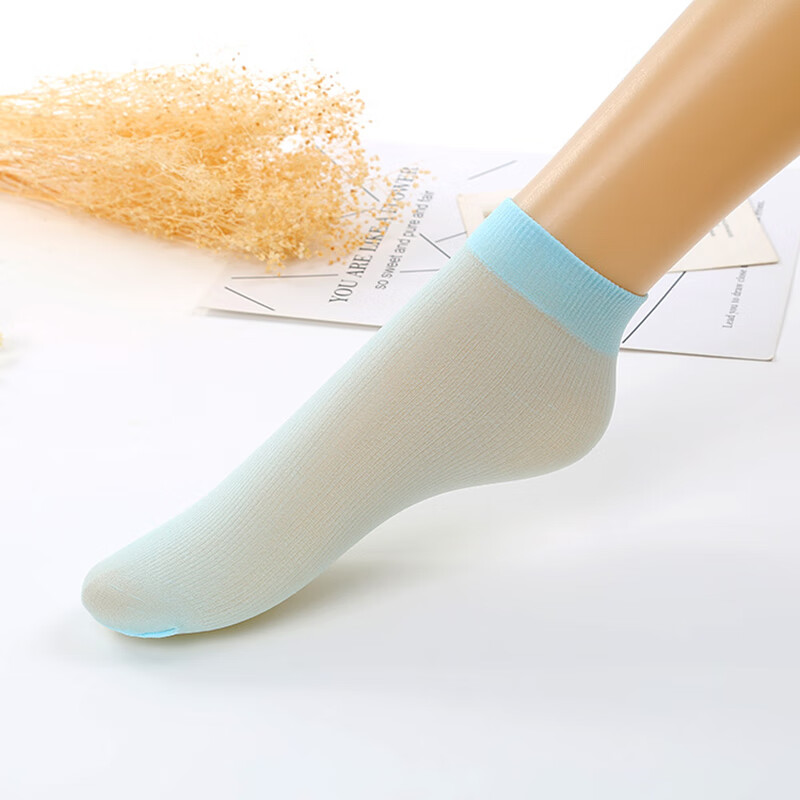 谋福 1-3岁简装 儿童糖果袜 20双装 （单位：包）  蓝色