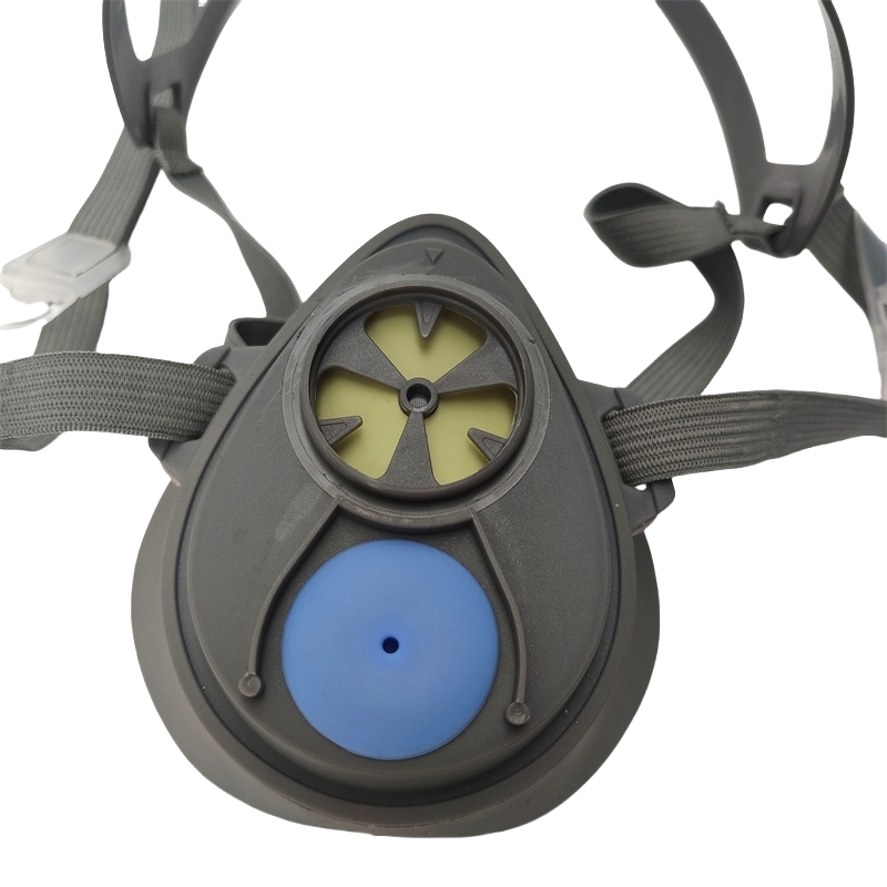 添盾 TD-FB4200 单滤盒橡胶半面具 中号 （单位：个）  灰色