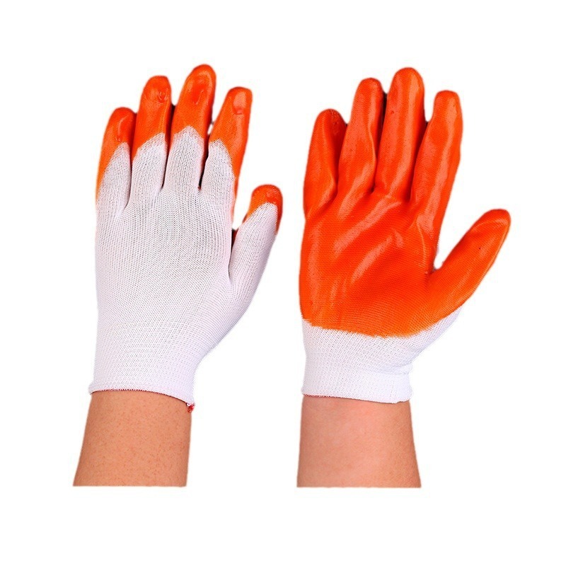 添盾 TD-GL5308 尼龙PVC透气手套  （单位：双）  白红