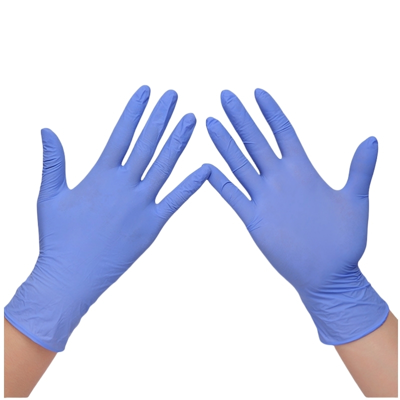 添盾 TD-GL6001 一次性丁腈手套 S码 100只/盒 （单位：盒）  紫色