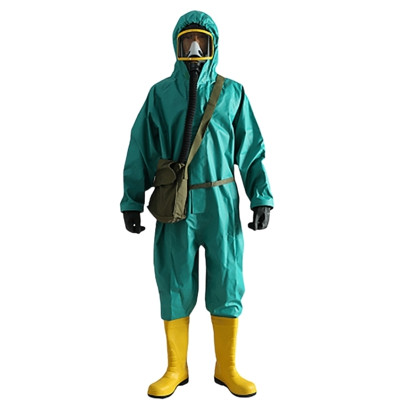 添盾 TD-BP9619 轻型连体酸碱防化服 L码 （单位：件）  绿色