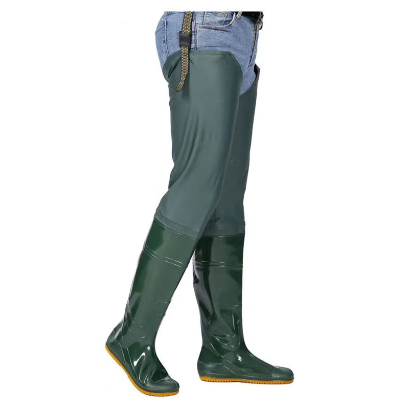 君御（EXSAFETY） 053 过膝系带长雨靴雨鞋 40码 （单位：双）  