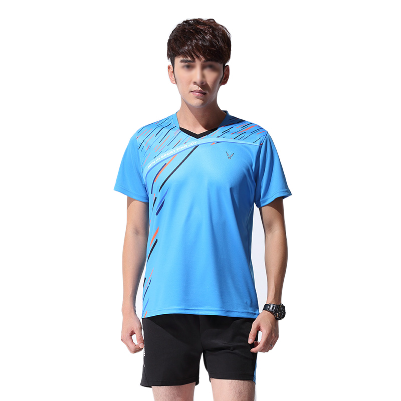 圣希奴 3859 羽毛球服 男  （单位：套）  蓝色