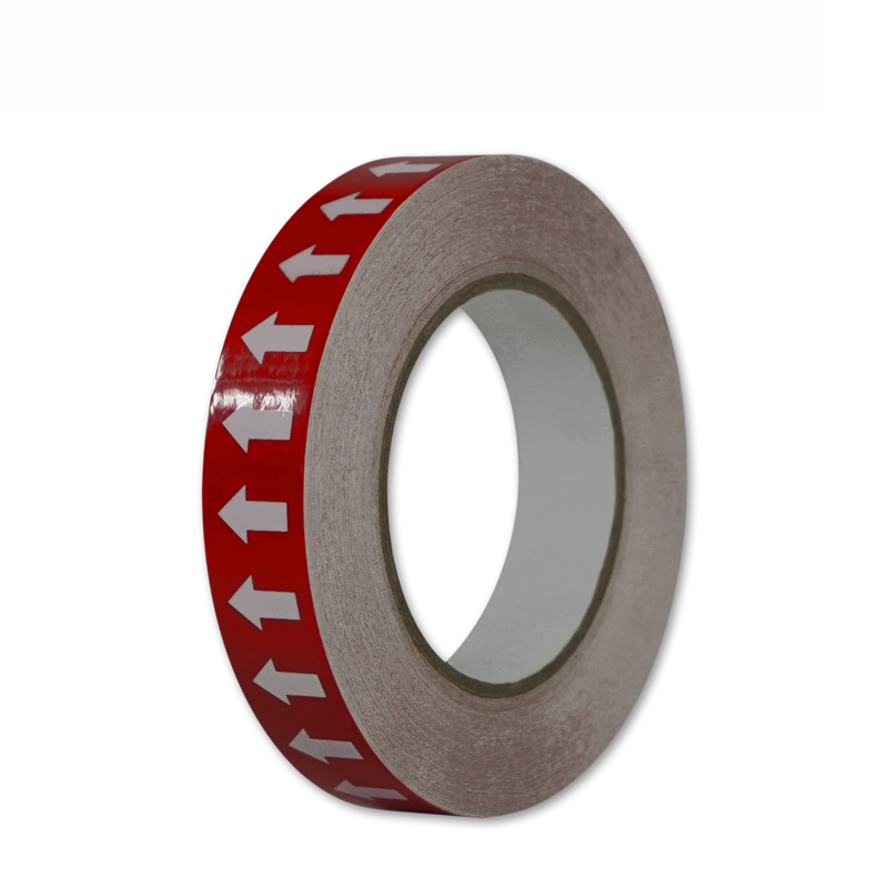 安赛瑞 33506 管道流向箭头带 2.5cm*27m （单位：张）  红白