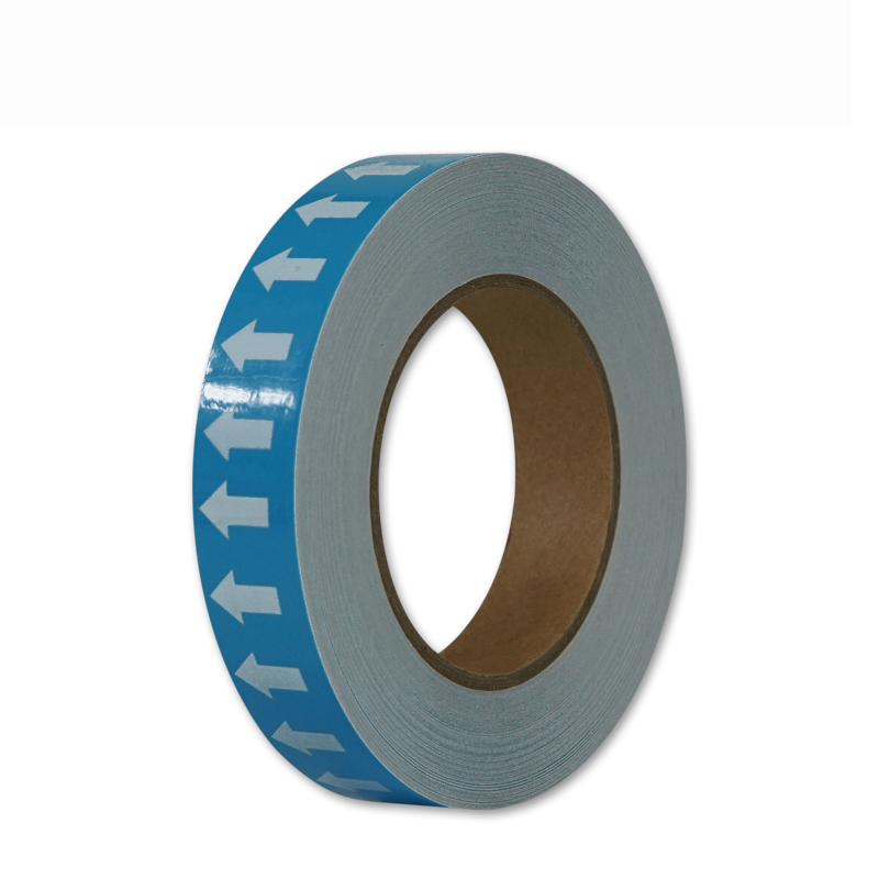 安赛瑞 33512 管道流向箭头带 2.5cm*27m （单位：张）  蓝白