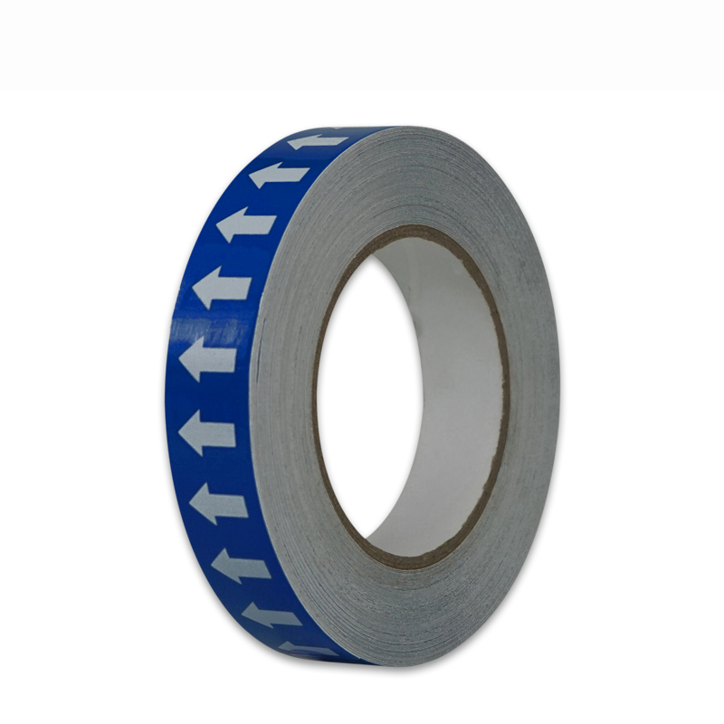 安赛瑞 33524 管道流向箭头带 2.5cm*27m （单位：张）  蓝白