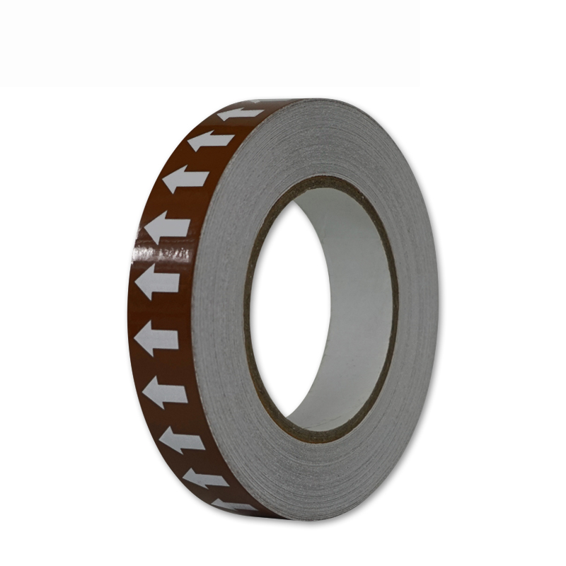 安赛瑞 33542 管道流向箭头带 2.5cm*27m （单位：张）  棕白