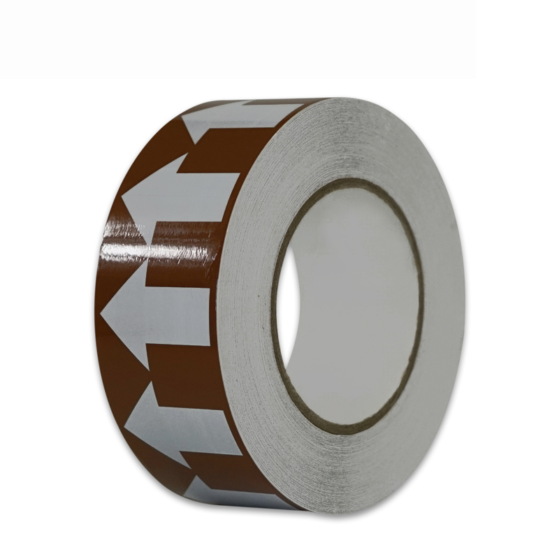 安赛瑞 33543 管道流向箭头带 5cm*27m （单位：张）  棕白