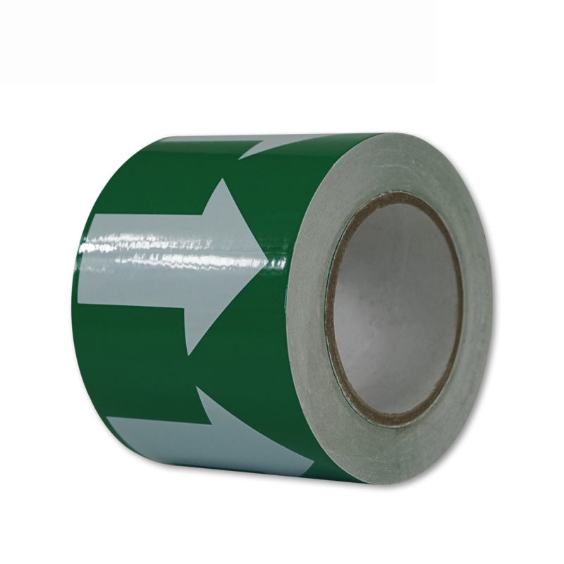 安赛瑞 33520 管道流向箭头带 10cm*27m （单位：张）  绿白