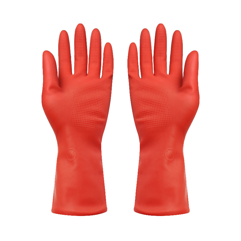 谋福 8671 45款乳胶手套 小号 （单位：副）  红色