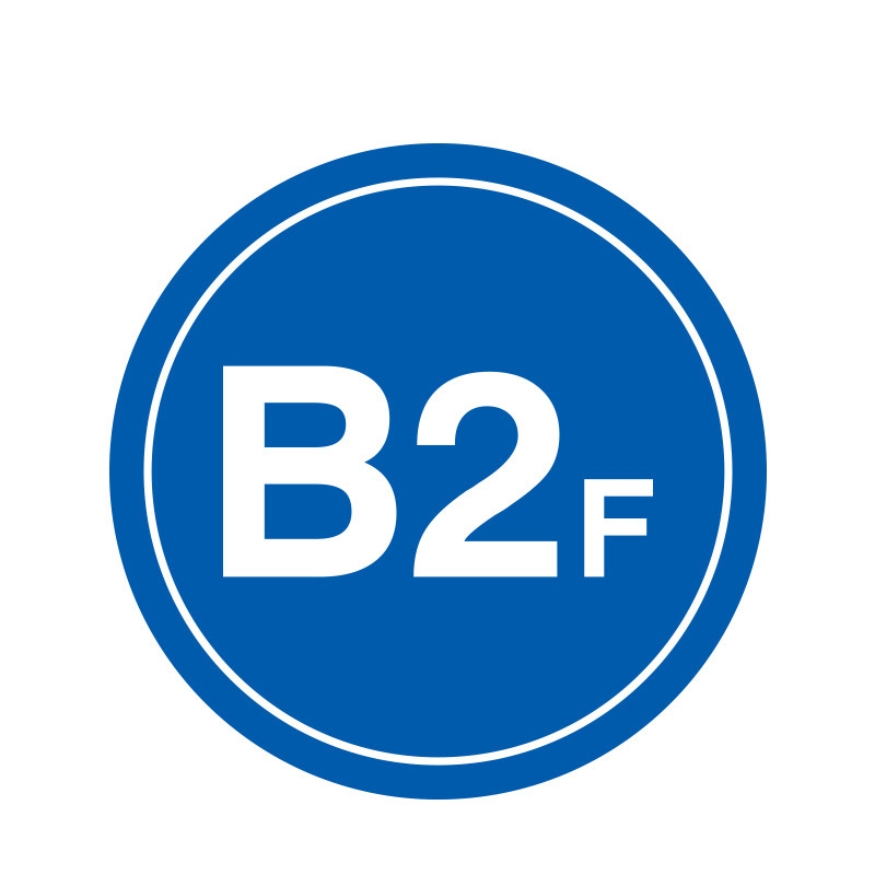 安赛瑞 39494 塑料板 楼层指示标识 &Phi;30cm （单位：个） B2F 