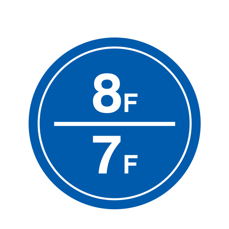 安赛瑞 39503 塑料板 楼层指示标识 &Phi;30cm （单位：个） 8F/7F 