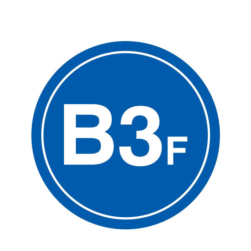 安赛瑞 39518 塑料板 楼层指示标识 &Phi;45cm （单位：个） B3F 