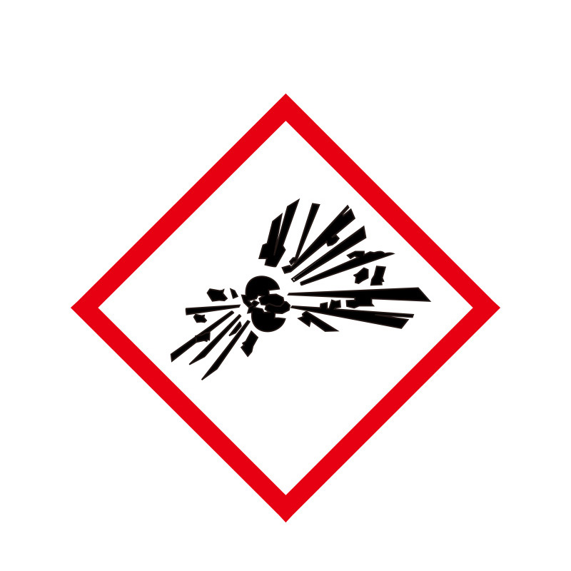 安赛瑞 39633 PET不干胶 GHS标签 10*10cm 50片/包 （单位：包） GHS-1 